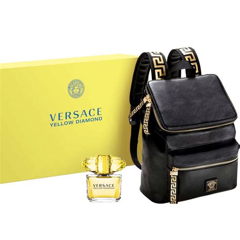 versace cologne backpack set|versace gift set with backpack.